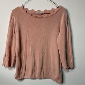 Philosophy pink sweater size m